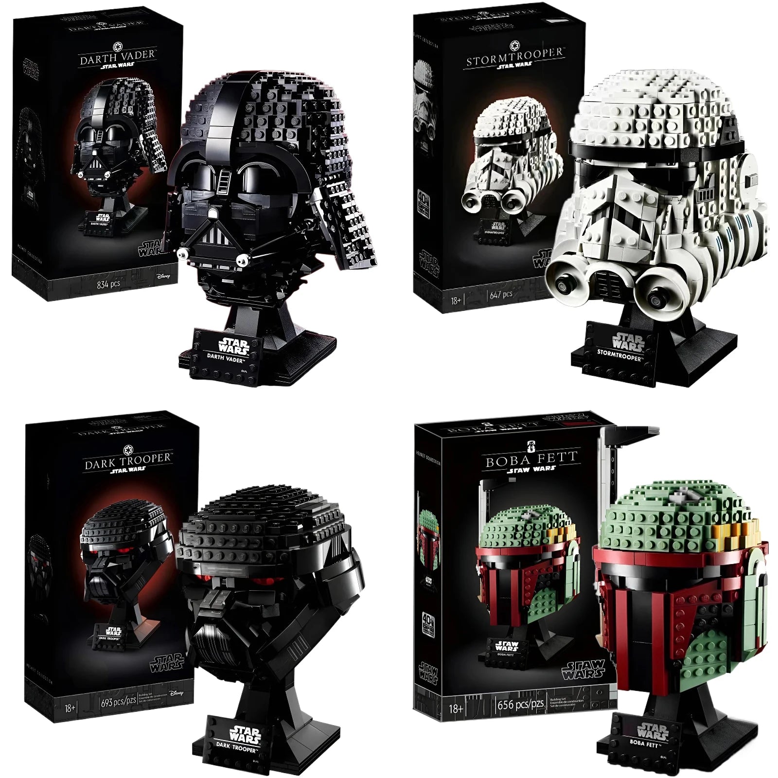 Premium Custom LEGO Star Wars Heads