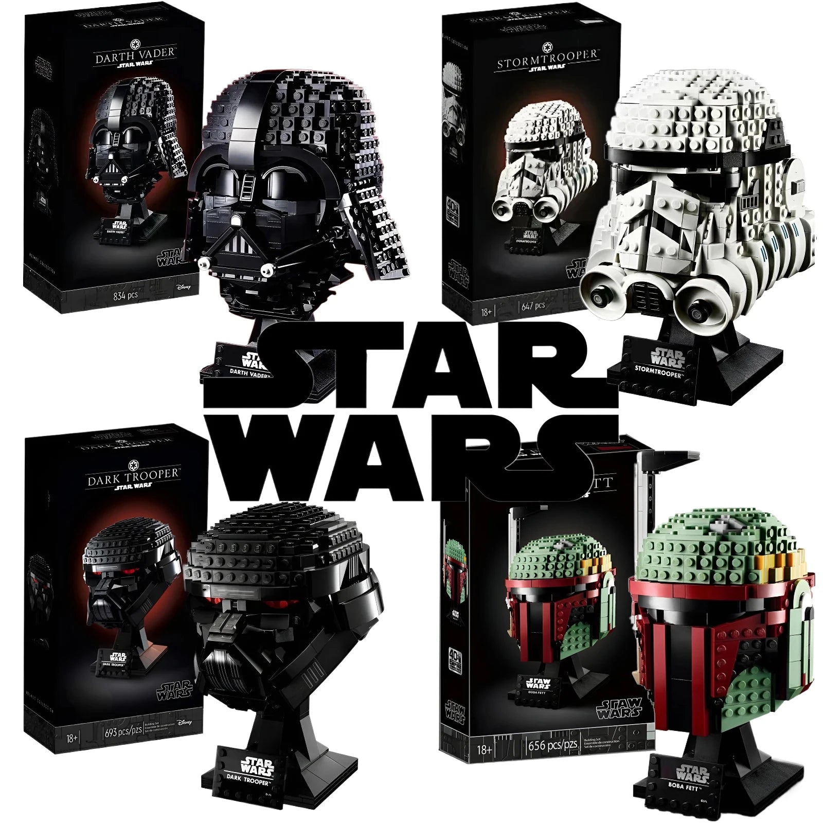 Premium Custom LEGO Star Wars Heads